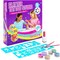 GirlZone 33 Fun Pieces Glitter Tattoo for Kids, Face & Skin-Friendly, Includes 24 Stencil Designs, 6 Colorful Cosmetic Glitters, 2 Brushes & 1 Body Adhesive, For Ages 3+